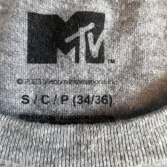 Vintage Gray MTV Music Television T-Shirt S - Picture 2 of 7
